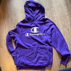 Purple champion sweatshirt